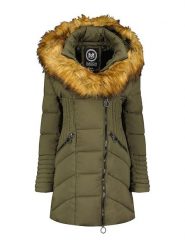 Maison Montaigne Parka "Chamai" w kolorze khaki rozmiar: S. Brązowe parki Maison Montaigne, s, bez kaptura. Za 219.60 zł.