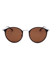 Lee Cooper Damskie okulary przeciwsłoneczne w kolorze srebrno-jasnobrązowo-czarnym rozmiar: 52. Brązowe okulary przeciwsłoneczne Lee Cooper, bez wzorów, z tworzywa sztucznego. Za 144.95 zł.