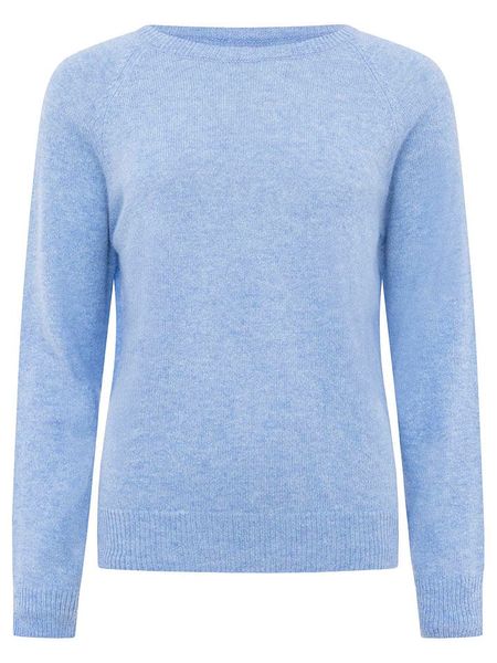 Zwillingsherz Kaszmirowy sweter w kolorze błękitnym rozmiar: S. Niebieskie swetry Zwillingsherz, s, bez wzorów, z kaszmiru, bez ramiączek. Za 412.88 zł.