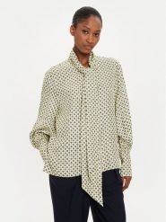 Tommy Hilfiger Bluzka WW0WW42294 Żółty Relaxed Fit. Żółte bluzki TOMMY HILFIGER, bez wzorów, z wiskozy, bez kołnierzyka, bez ramiączek. Za 359.99 zł.