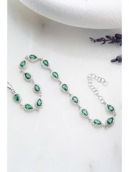 Lodie Silver Srebrna bransoletka z cyrkoniami rozmiar: onesize. Szare bransoletki Lodie Silver, z cyrkonią, srebrne. Za 151.45 zł.