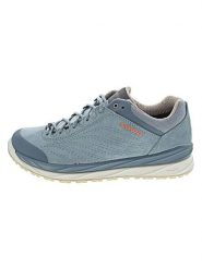 LOWA Skórzane buty trekkingowe "Malta GTX" w kolorze błękitnym rozmiar: 38. Niebieskie trekkingi Lowa, z gore-texu, outdoorowe. Za 399.71 zł.