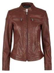 7eleven Skórzana kurtka w kolorze brązowym rozmiar: 34. Brązowe kurtki 7eleven, bez wzorów, ze skóry, bez kaptura. Za 434.99 zł.