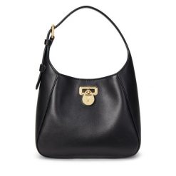Torebka LAUREN RALPH LAUREN. Czarne torebki klasyczne Lauren Ralph Lauren, bez wzorów, bez dodatków. Za 999.99 zł.