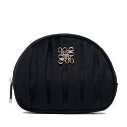 Kosmetyczka Nine West. Czarne kufry i kosmetyczki Nine West, bez wzorów, z materiału, bez dodatków. Za 59.99 zł.