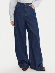 Weekend Max Mara Jeansy Ciro 2525186042 Granatowy Wide Leg. Niebieskie jeansy Weekend Max Mara, bez wzorów. Za 879.99 zł.