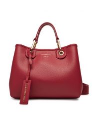 Emporio Armani Torebka EW000361 AF12036 M5068 Beżowy. Brązowe torebki klasyczne Emporio Armani, bez wzorów, ze skóry, bez dodatków. Za 1,259.00 zł.