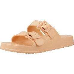 Sandały IGOR S10318 Pomarańczowy. Brązowe sandały Igor, bez wzorów, z syntetyku, bez obcasa, bez zapięcia. Za 159.99 zł.