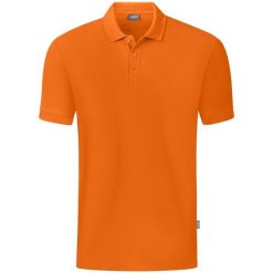 Polo Jako Organic. Brązowe koszulki polo JAKO, m, bez wzorów, z bawełny, bez kołnierzyka, bez ramiączek. Za 243.00 zł.