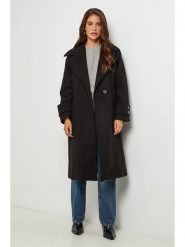 L'armoire de Suzette Płaszcz przejściowy w kolorze czarnym rozmiar: 40. Czarne płaszcze L'armoire de Suzette, l, bez wzorów, bez kaptura. Za 143.99 zł.