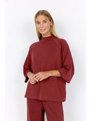 Soyaconcept Koszulka "Banu" w kolorze ceglanym rozmiar: M. Brązowe bluzki Soyaconcept, m, bez wzorów, bez kołnierzyka, bez ramiączek. Za 149.95 zł.