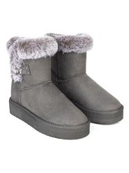 ISLAND BOOT Botki zimowe "Mooseland" w kolorze szarym rozmiar: 41. Szare botki Island Boot, na zimę, bez wzorów, bez obcasa, bez zapięcia. Za 173.99 zł.