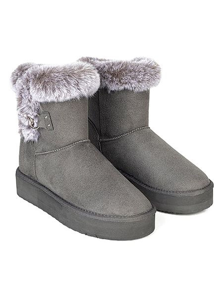 ISLAND BOOT Botki zimowe "Mooseland" w kolorze szarym rozmiar: 39. Szare botki Island Boot, na zimę, bez wzorów, bez obcasa, bez zapięcia. Za 95.69 zł.