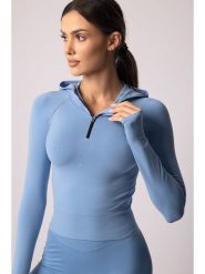 Spaio Bluza sportowa "Adapt" w kolorze błękitnym rozmiar: S. Niebieskie bluzy Spaio, bez wzorów, z materiału, bez ramiączek, outdoorowe. Za 208.99 zł.