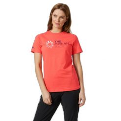 Koszulka damska Helly Hansen Ocean Race. Brązowe bluzki Helly Hansen, bez wzorów, bez ramiączek, narciarskie. Za 215.00 zł.