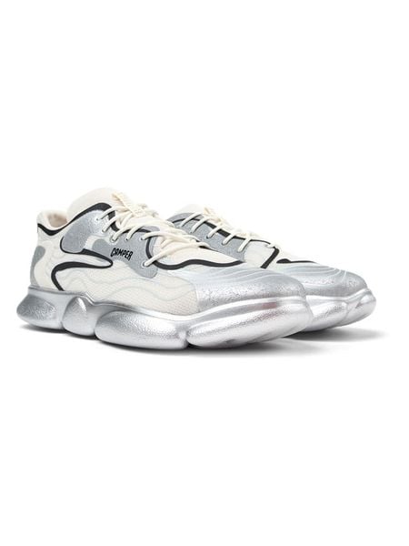 Camper Sneakersy "Karst" w kolorze srebrnym rozmiar: 42. Szare trampki Camper, bez wzorów, bez zapięcia. Za 309.95 zł.