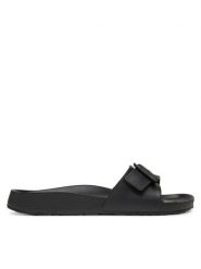 ONLY Shoes Klapki Onlcindy 15342694 Czarny. Czarne klapki ONLY SHOES, bez wzorów, z tworzywa sztucznego, bez obcasa. Za 49.99 zł.