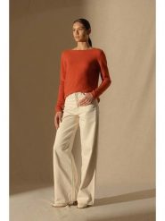 Perfect Cashmere Kaszmirowy sweter "Megan" w kolorze pomarańczowym rozmiar: XL. Pomarańczowe swetry Perfect Cashmere, xl, bez wzorów, z kaszmiru, bez ramiączek. Za 333.03 zł.