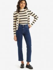 Levi's Dżinsy "724™" - Regular fit - w kolorze granatowym rozmiar: W31/30. Niebieskie jeansy Levi's®, s, z aplikacjami, z podwyższonym stanem. Za 202.50 zł.
