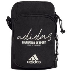 Torebka adidas Organizer Graphic Classic. Białe torby na ramię Adidas, bez wzorów, z materiału, sportowe, na ramię, z nadrukiem, bez dodatków. Za 91.99 zł.