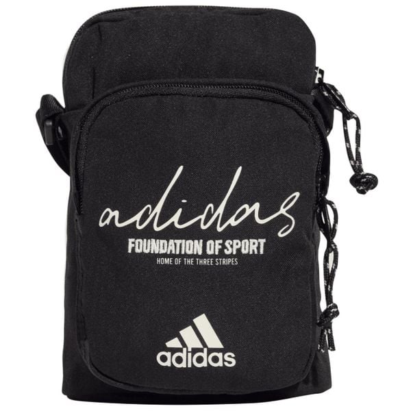 Torebka adidas Organizer Graphic Classic. Białe torby na ramię Adidas, bez wzorów, z materiału, sportowe, na ramię, bez dodatków. Za 91.99 zł.