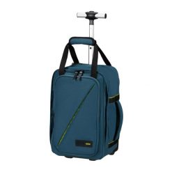 Plecak American Tourister Take2Cabin Wheels S. Niebieskie plecaki American Tourister, bez wzorów. Za 319.99 zł.
