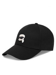 KARL LAGERFELD Czapka z daszkiem A1W33037 Czarny. Czarne czapki KARL LAGERFELD, bez wzorów, z bawełny. Za 299.99 zł.