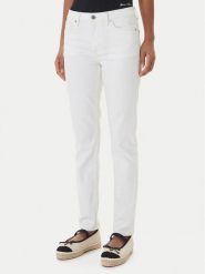 Guess Jeans Jeansy W6GA92 D7871 Biały Skinny Fit. Białe jeansy Guess Jeans, z aplikacjami. Za 379.99 zł.