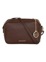 Mia Tomazzi Skórzana torebka "Astolfo" w kolorze ciemnobrązowym - 23 x 16 x 11 cm rozmiar: onesize. Brązowe torby na ramię Mia Tomazzi, bez wzorów, z materiału, na ramię, bez dodatków. Za 173.99 zł.