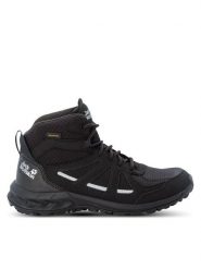 Jack Wolfskin Trekkingi Woodland 2 Texapore Mid W 4051331 Szary. Szare obuwie sportowe Jack Wolfskin, ze skóry, bez zapięcia, trekkingowe. Za 279.99 zł.