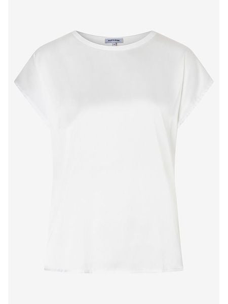 More & More Koszulka w kolorze białym rozmiar: 38. Białe bluzki More & More, bez wzorów, bez kołnierzyka, bez ramiączek. Za 144.58 zł.