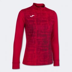 Bluza do biegania damska Joma Elite VIII. Czerwone bluzy Joma, xs, bez wzorów, bez kaptura. W wyprzedaży za 127.30 zł.