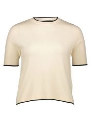 ONLY Sweter w kolorze kremowym rozmiar: L. Brązowe swetry Only, l, bez wzorów, bez ramiączek. Za 69.99 zł.