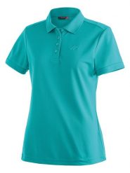 Maier Sports Funkcyjna koszulka polo "Ulrike" w kolorze turkusowym rozmiar: 40. Niebieskie koszulki polo Maier Sports, bez wzorów, z materiału, bez kołnierzyka, bez ramiączek. Za 93.29 zł.