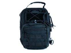 Torba na ramię uniwersalna. Czarne torby na ramię MFH MAX FUCHS, z aplikacjami, z materiału, na ramię, bez dodatków. Za 115.99 zł.