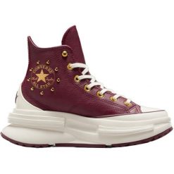 Buty sportowe Converse Run Star Legacy CX Platform Star Studded. Czerwone obuwie sportowe Converse, ze skóry ekologicznej, bez zapięcia. Za 690.00 zł.