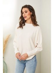 Soft Cashmere Sweter w kolorze kremowym rozmiar: 34/36. Brązowe swetry Soft Cashmere, bez wzorów, bez ramiączek. Za 88.02 zł.
