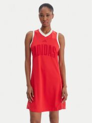 Adidas Sukienka codzienna Stadium KC4998 Czerwony Slim Fit. Czerwone sukienki Adidas, na co dzień, l, bez wzorów, z syntetyku, bez kołnierzyka, bez ramiączek, proste. Za 219.99 zł.