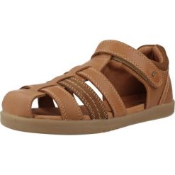 Sandały BOBUX ROAM Brązowy. Brązowe sandały BOBUX, bez wzorów, ze skóry, sportowe, bez obcasa, bez zapięcia. Za 301.99 zł.