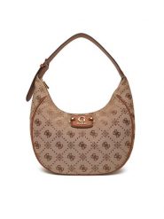 Guess Torebka HWJP96 54020 Beżowy. Brązowe torebki klasyczne Guess, z aplikacjami, z materiału, bez dodatków. Za 639.99 zł.