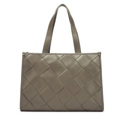 Torebka Lasocki. Szare shopper Lasocki, bez wzorów, bez dodatków. Za 219.99 zł.