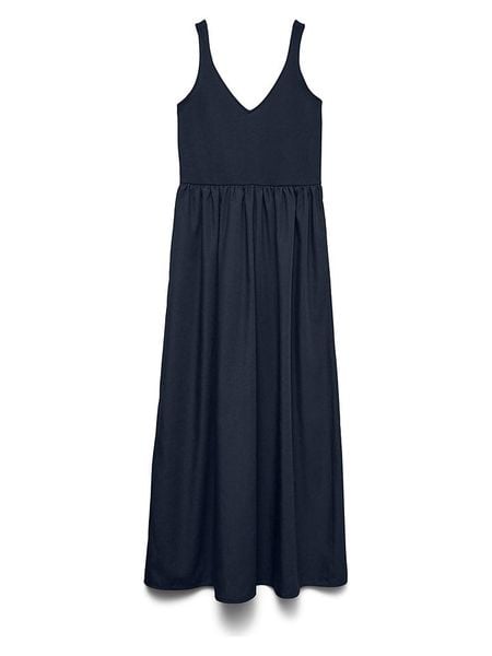 Vero Moda Sukienka w kolorze granatowym rozmiar: M. Niebieskie sukienki Vero Moda, na co dzień, m, bez wzorów, bez kołnierzyka, bez ramiączek, maxi, proste. Za 149.95 zł.
