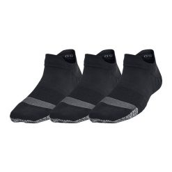 Skarpety treningowe damskie Under Armour Breathe NS Tab 3 Pack. Czarne skarpety Under Armour, bez wzorów. Za 59.99 zł.