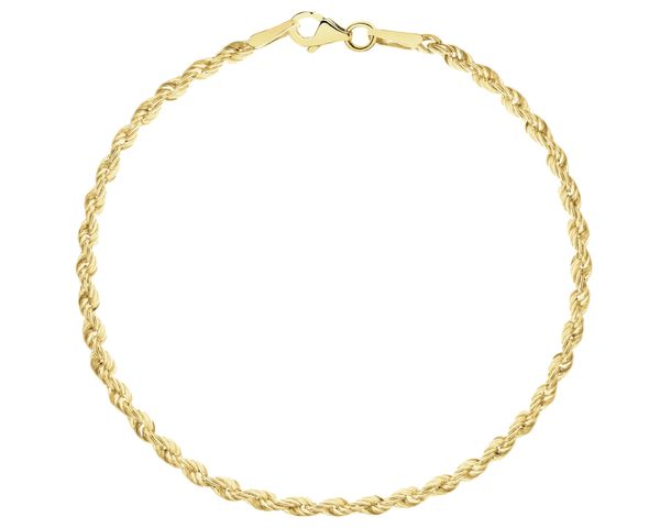 Złota bransoletka - kordel. Żółte bransoletki Apart, złote. Za 2,139.00 zł.