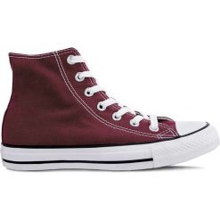 Bordowe Stylowe Wysokie Trampki Converse All Star M9613. Czerwone trampki Molly.pl, bez wzorów, z gumy, bez zapięcia. Za 299.00 zł.