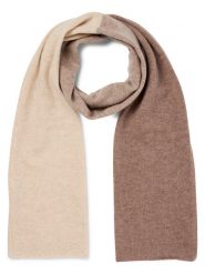 Marie Lund szalik z dzianiny kaszmirowej Kobiety Kaszmir beżowy|brązowy, ONE SIZE. Brązowe szaliki Marie Lund, bez wzorów, z dzianiny, eleganckie. Za 499.95 zł.