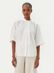 Marc O'Polo Bluzka 503 0840 41013 Biały Relaxed Fit. Białe bluzki Marc O'Polo, bez wzorów, z lyocellu, bez kołnierzyka, bez ramiączek. Za 279.99 zł.