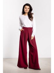 Awama Spodnie w kolorze czerwonym rozmiar: L. Czerwone spodnie materiałowe Awama, na co dzień, l, bez wzorów, z materiału. Za 154.99 zł.