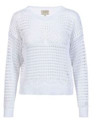 Herrlicher Sweter w kolorze białym rozmiar: M. Białe swetry Herrlicher, m, bez wzorów, bez ramiączek. Za 190.18 zł.