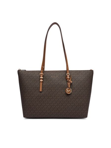 MICHAEL Michael Kors Torebka 30T6GQNT9B Brązowy. Brązowe shopper MICHAEL Michael Kors, bez wzorów, ze skóry, bez dodatków. Za 1,114.99 zł.